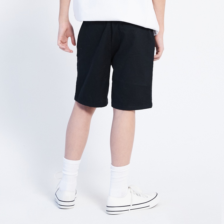Linen blend shorts "August star" Black